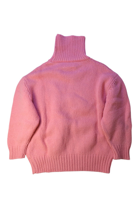 A Pink Knit Sweaters from MM6 Maison Margiela in size 6T for girl. (Back View)