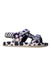 A Navy Sandals from Mini Melissa in size 7Y for girl. (Front View)