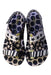 A Navy Sandals from Mini Melissa in size 7Y for girl. (Back View)