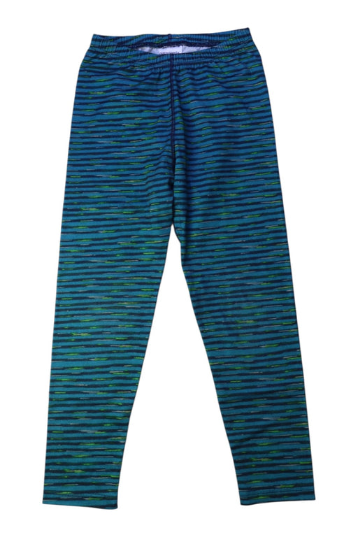 A Blue Leggings from Patagonia in size 5T for girl. (Front View)