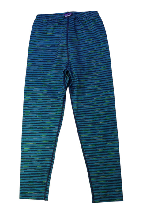 A Blue Leggings from Patagonia in size 5T for girl. (Back View)