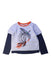 A Blue Long Sleeve T Shirts from Hatley in size 5T for boy. (Front View)