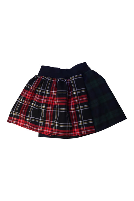 A Red Short Skirts from Momonittu in size 6T for girl. (Front View)