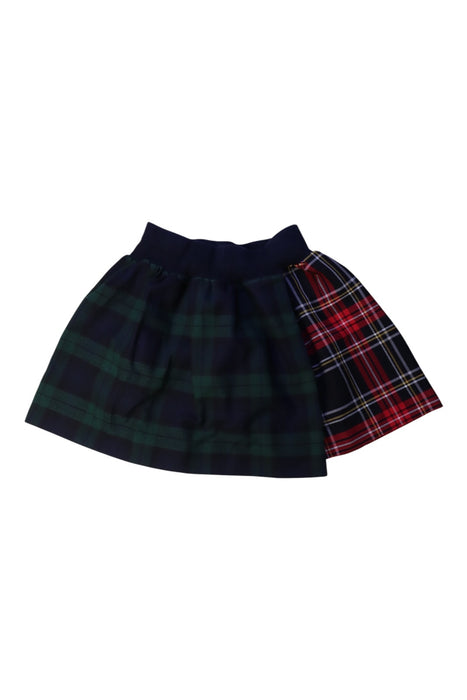 A Red Short Skirts from Momonittu in size 6T for girl. (Back View)
