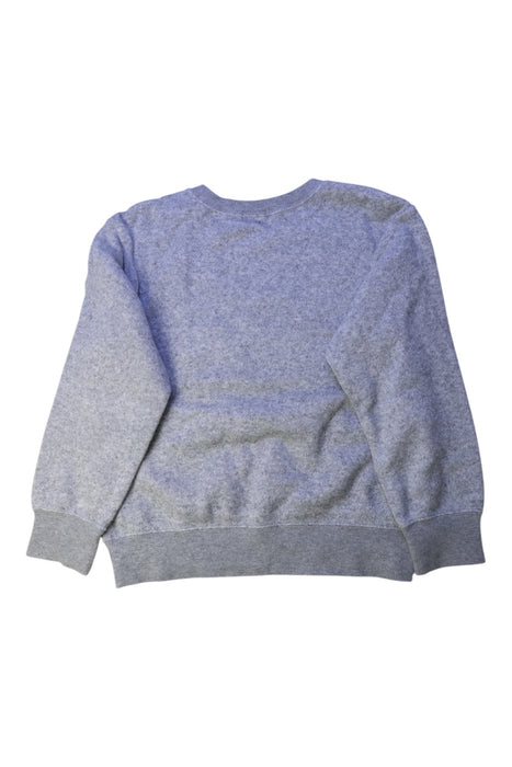 A Grey Crewneck Sweatshirts from Miki House in size 5T for boy. (Back View)