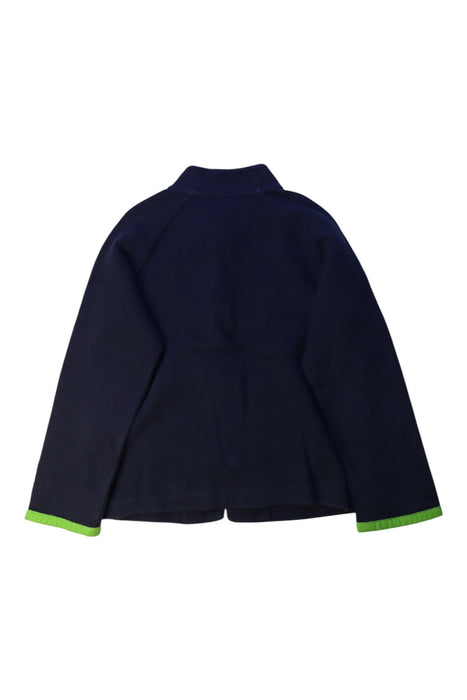 A Navy Lightweight Jackets from Shanghai Tang in size 6T for boy. (Back View)