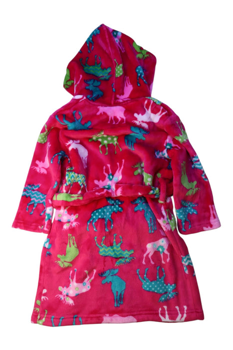 A Multicolour Bathrobes from Little Blue House in size 4T for girl. (Back View)