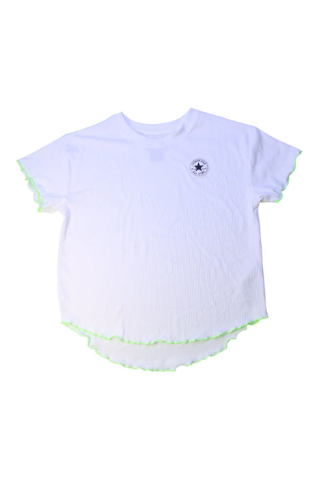 A White Short Sleeve T Shirts from Converse in size 12Y for girl. (Front View)