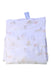 A White Swaddles from Aden & Anais in size O/S for neutral. (Front View)