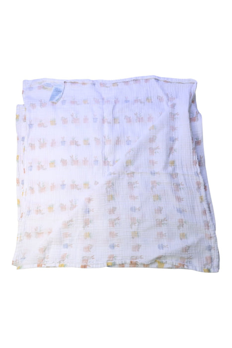 A White Swaddles from Aden & Anais in size O/S for neutral. (Back View)