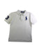 A White Short Sleeve Polos from Polo Ralph Lauren in size 10Y for boy. (Front View)