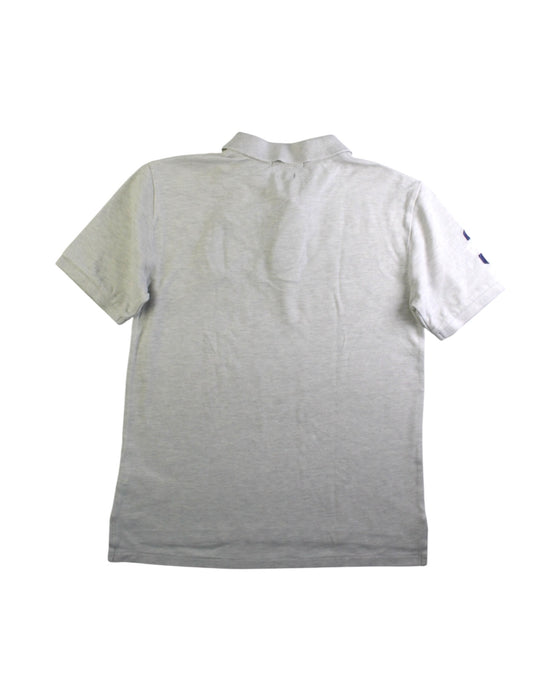 A White Short Sleeve Polos from Polo Ralph Lauren in size 10Y for boy. (Back View)