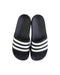 A Black Slippers from Adidas in size 11Y for neutral. (Back View)