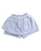 A Blue Shorts from Hot Biscuits Mikihouse in size 2T for girl. (Front View)