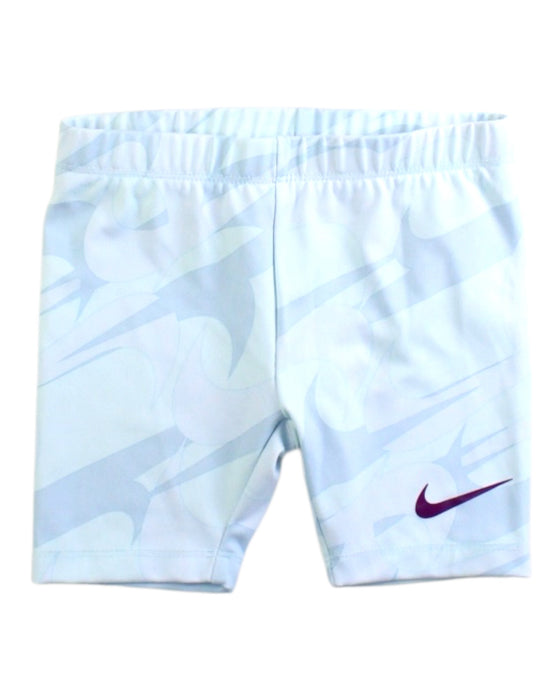 A White Active Shorts from Nike in size 3T for girl. (Front View)