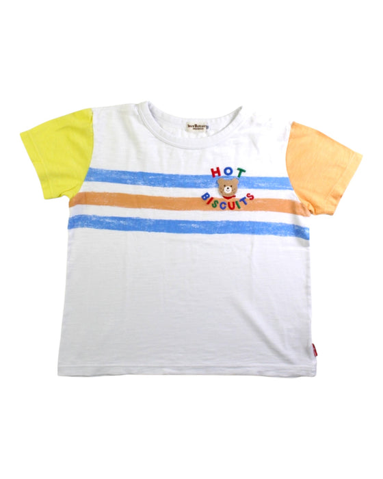 A Multicolour Short Sleeve T Shirts from Hot Biscuits Mikihouse in size 5T for neutral. (Front View)