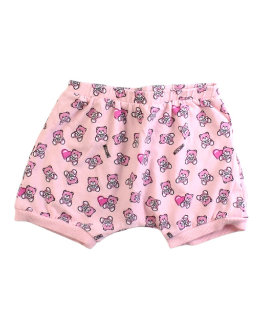A Pink Shorts from Moschino in size 12-18M for girl. (Front View)