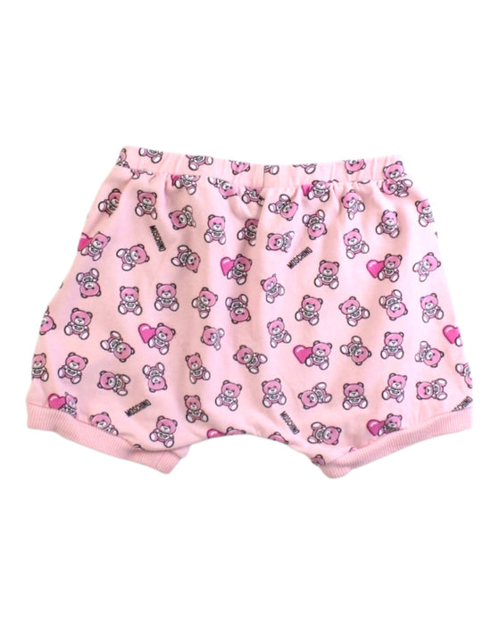 A Pink Shorts from Moschino in size 12-18M for girl. (Back View)