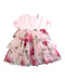 A Pink Short Sleeve Dresses from Baker by Ted Baker in size 2T for girl. (Front View)