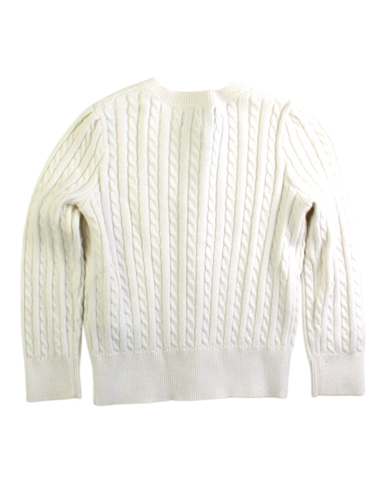 A White Cardigans from Polo Ralph Lauren in size 3T for girl. (Back View)