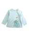 A Blue Long Sleeve T Shirts from Balabala in size 6-12M for boy. (Front View)