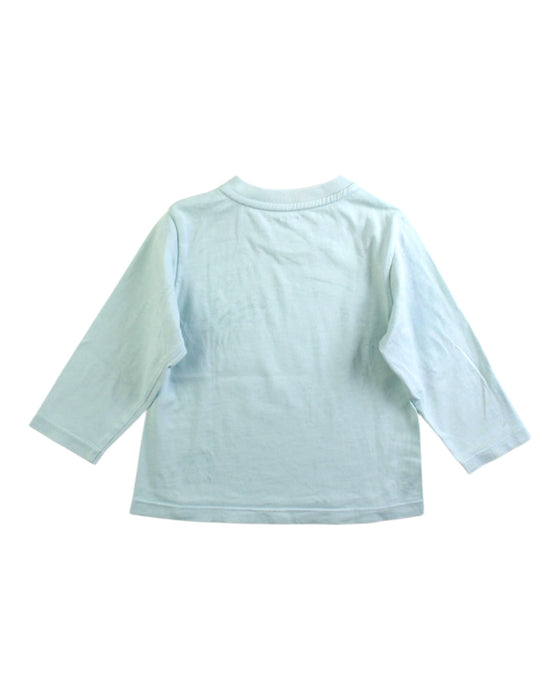 A Blue Long Sleeve T Shirts from Balabala in size 6-12M for boy. (Back View)