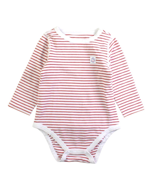 A Red Long Sleeve Bodysuits from Balabala in size 12-18M for neutral. (Front View)