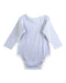 A Blue Long Sleeve Bodysuits from Balabala in size 12-18M for boy. (Back View)