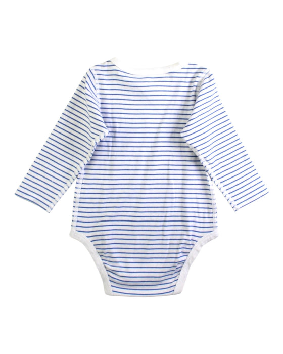 A Blue Long Sleeve Bodysuits from Balabala in size 12-18M for boy. (Back View)