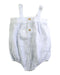 A White Sleeveless Rompers from Seed in size 3-6M for neutral. (Back View)