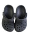 A Grey Slip Ons from Crocs in size 18-24M for neutral. (Back View)