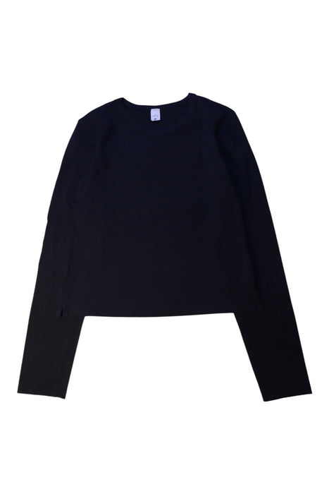 A Black Long Sleeve Tops from Lululemon in size 14Y for girl. (Front View)