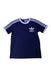 A Navy Short Sleeve T Shirts from Adidas in size 13Y for boy. (Front View)