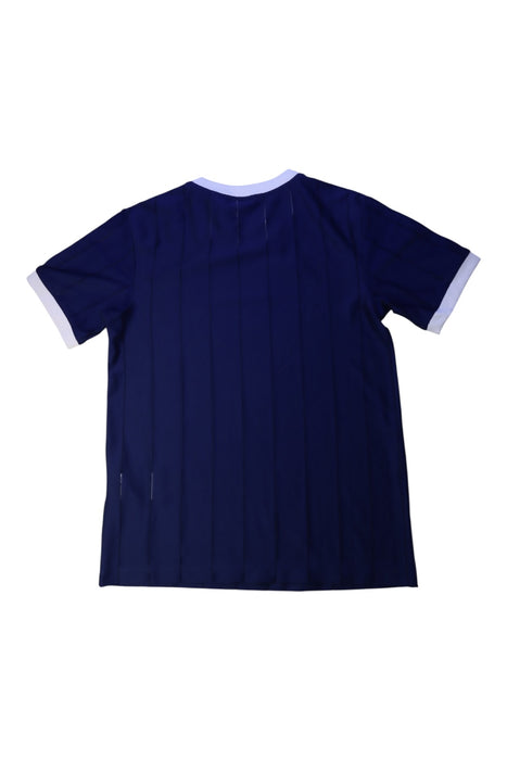A Navy Short Sleeve T Shirts from Adidas in size 13Y for boy. (Back View)