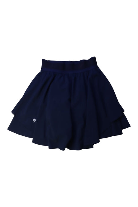 A Navy Short Skirts from Lululemon in size 14Y for girl. (Back View)