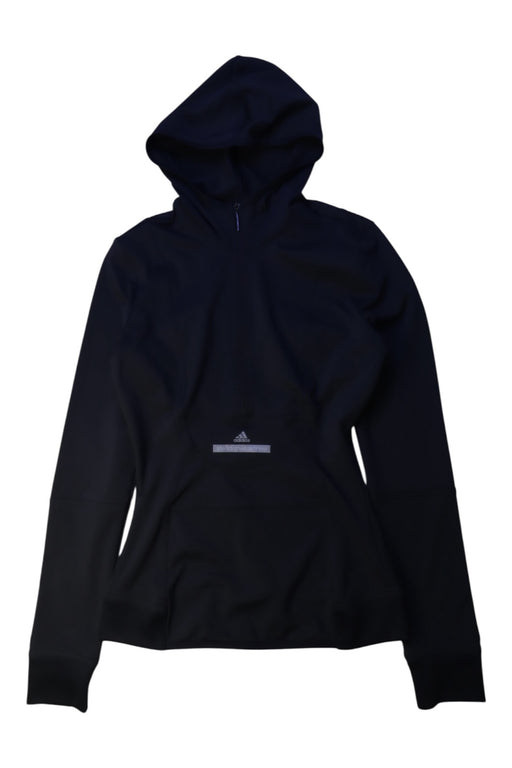 A Black Hooded Sweatshirts from Adidas by Stella McCartney in size 14Y for girl. (Front View)