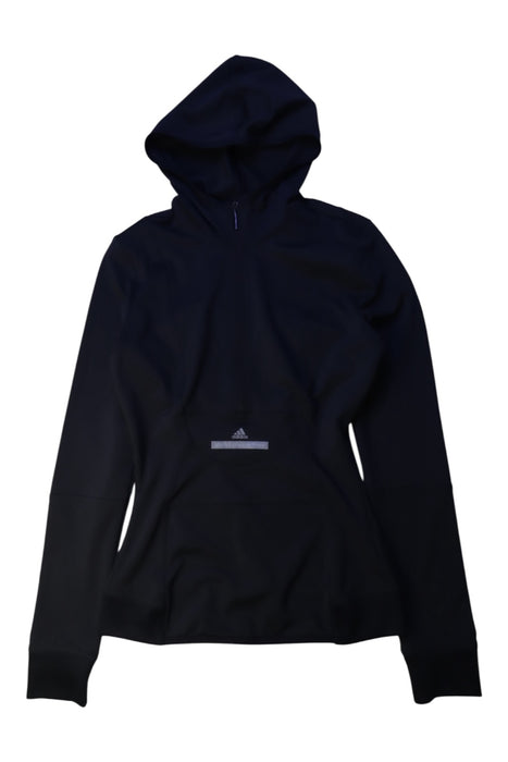 A Black Hooded Sweatshirts from Adidas by Stella McCartney in size 14Y for girl. (Front View)