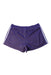 A Purple Active Shorts from Adidas in size 14Y for girl. (Back View)