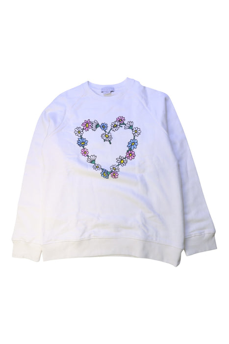 A White Crewneck Sweatshirts from Stella McCartney in size 12Y for girl. (Front View)