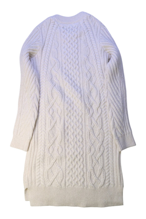 A White Sweater Dresses from Polo Ralph Lauren in size 6T for girl. (Back View)