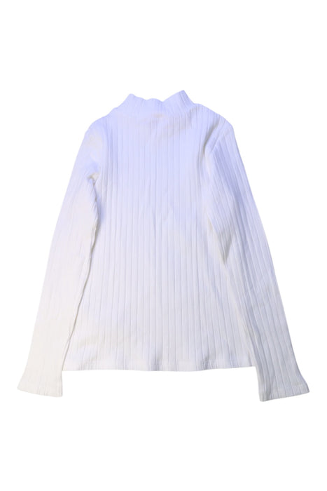 A White Long Sleeve Tops from Lili Gaufrette in size 10Y for girl. (Back View)