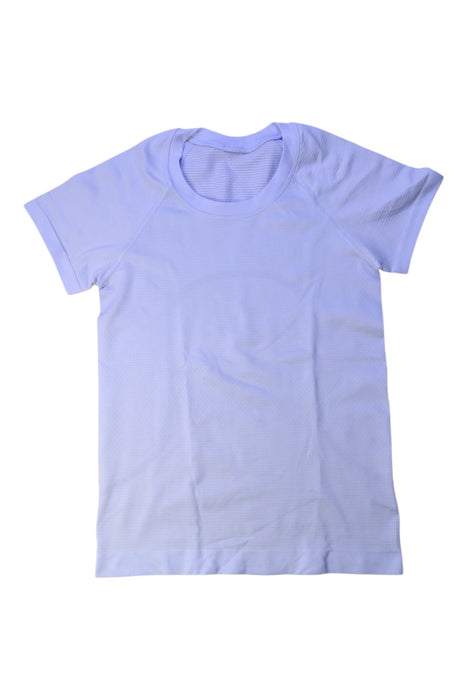 A Blue Short Sleeve T Shirts from Lululemon in size 14Y for girl. (Front View)