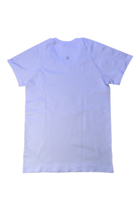 A Blue Short Sleeve T Shirts from Lululemon in size 14Y for girl. (Back View)
