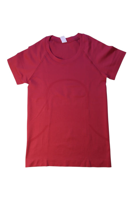 A Red Short Sleeve T Shirts from Lululemon in size 14Y for girl. (Front View)