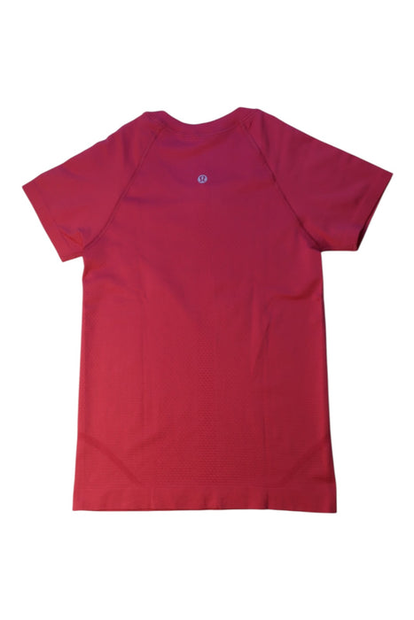 A Red Short Sleeve T Shirts from Lululemon in size 14Y for girl. (Back View)