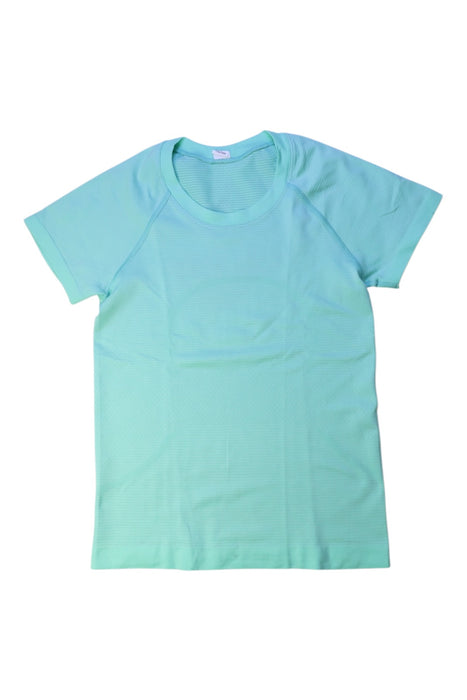 A Green Active Tops from Lululemon in size 14Y for girl. (Front View)