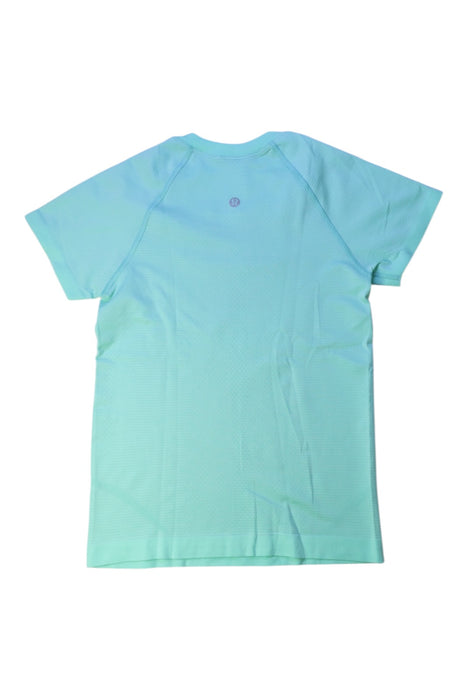 A Green Active Tops from Lululemon in size 14Y for girl. (Back View)