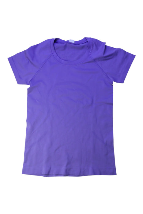 A Purple Short Sleeve T Shirts from Lululemon in size 14Y for girl. (Front View)