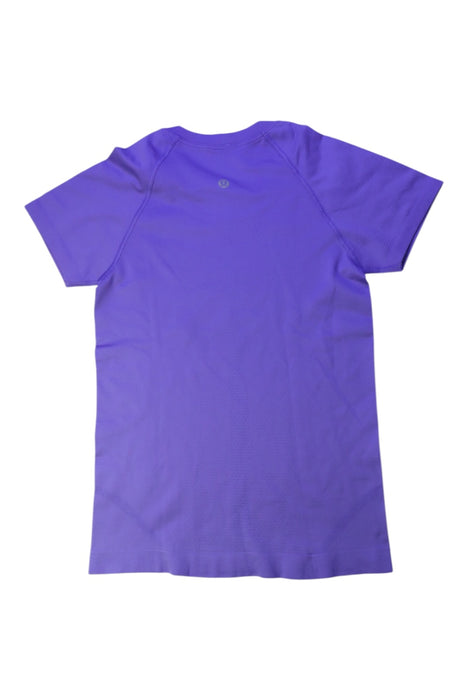 A Purple Short Sleeve T Shirts from Lululemon in size 14Y for girl. (Back View)