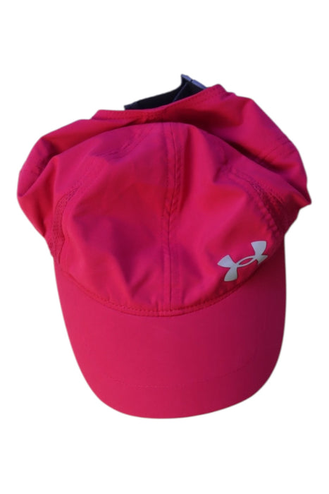 A Pink Caps from Under Armour in size 8Y for girl. (Front View)